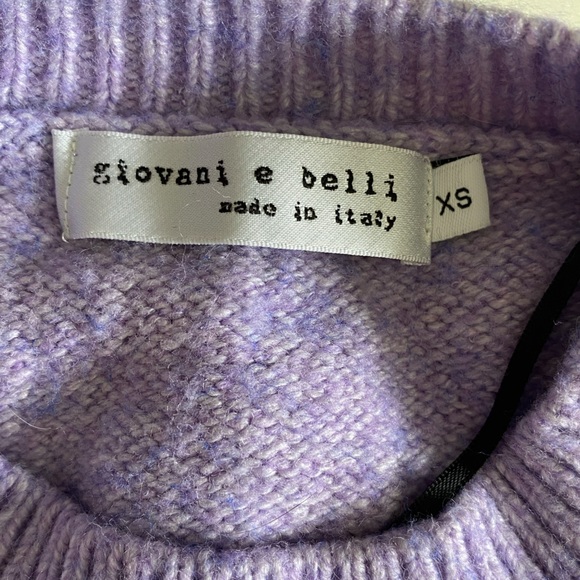 Wool Blend Purple Sweater - Picture 3 of 4